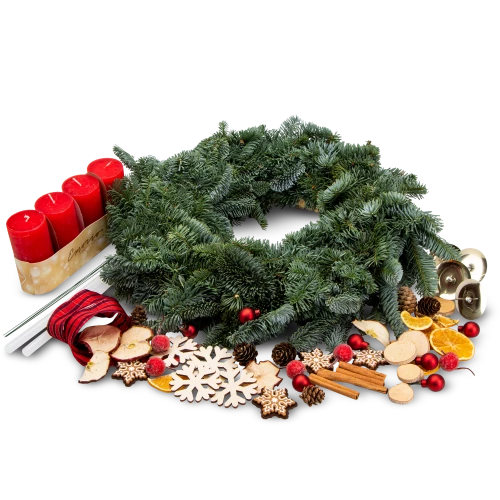 Stavebnice adventní věnec pro domácí tvoření